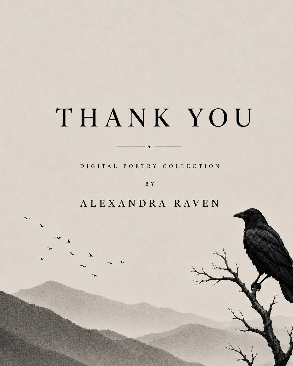 Thank You Digital Poetry Collection